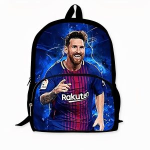 Mochila infantil con estampado Messi