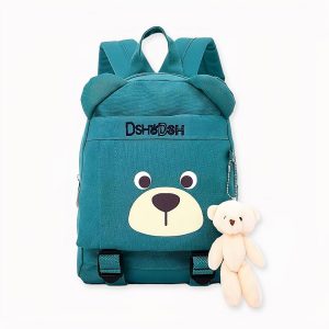 Mochila con diseño de osito de peluche para niños