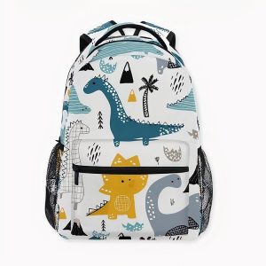 Mochila ergonómica con diseño de dinosaurio para niños