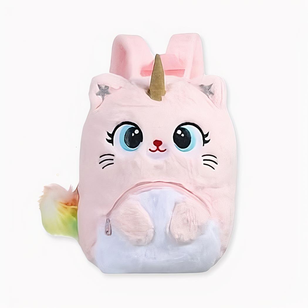 Suave mochila de unicornio para niños