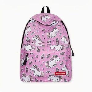 Mochila de unicornios y helados