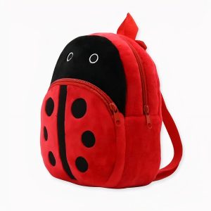 Mochila mariquita de felpa