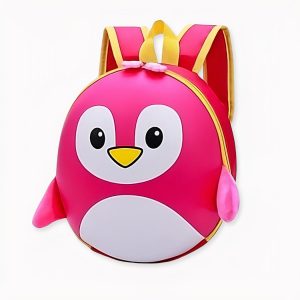 Mochila rígida con forma de pingüino para niños