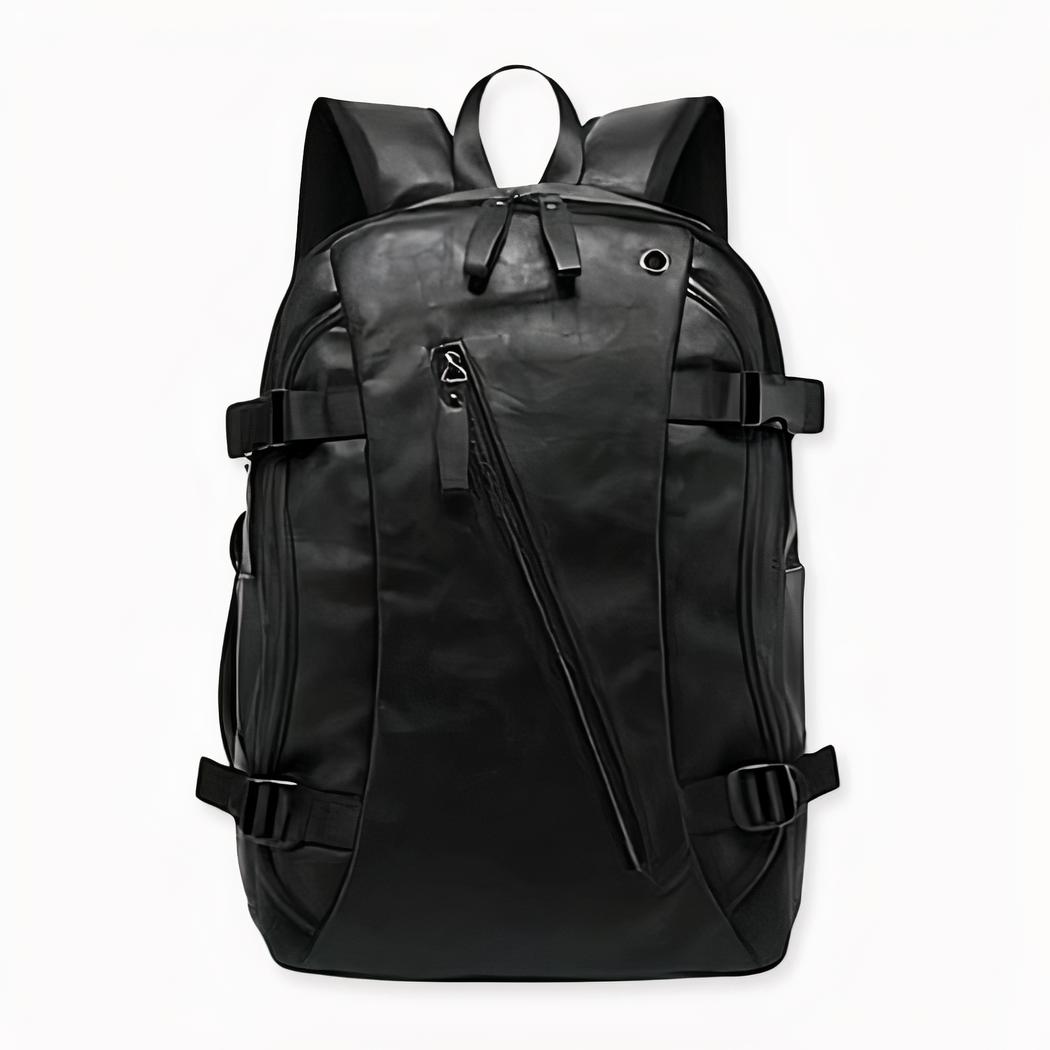 Mochila vintage de polipiel para hombre