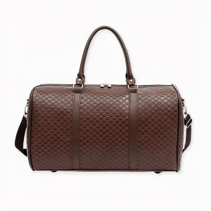 Elegante bolsa de viaje de gran capacidad en polipiel para hombre