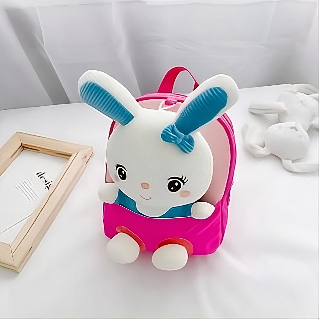 Mochila escolar de conejo de peluche para niños - Imagen 7