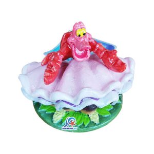 Sebastián, La Sirenita. Decoración para acuario