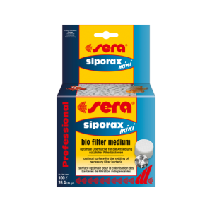 Pastillas de vidrio para acuario. Sera Siporax Mini 130g