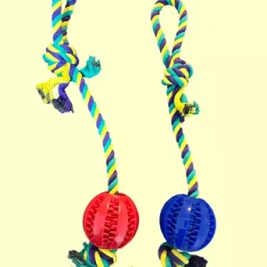 Juguete soga pelota masticable para perros super reforzada