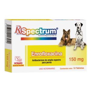 ENROFLOXACINA 150 MG. 10 TABS.