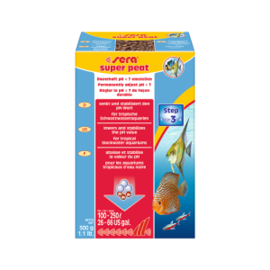 Turba reductora de pH para acuario. Sera Super Peat 500g