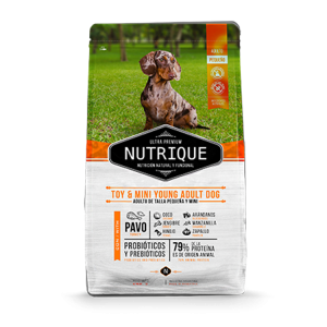 ALIMENTO P/ PERRO NUTRIQUE TOY & MINI YOUNG ADULT DOG X 3KG