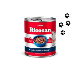 Trocitos en salsa RICOCAN sabor a CORDERO 280g -LATA-