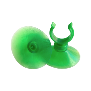 Ventosa con enganche abierto para sujetar tubería 12mm en acuario