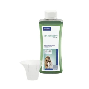 VIRBAC VET AQUADENT ENJUAGUE BUCAL PARA PERROS Y GATOS 250 ml