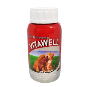 Vitawell vitaminas para perros y gatos 50 tabletas
