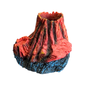 Volcán chico. Decoración para acuario