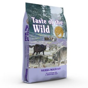 Taste of the Wild sierra mountain cachorros y adultoas_cordero rostizado