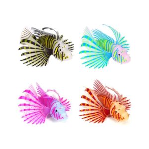 Pez león flotante. Decoración para acuario