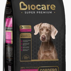 BIOCARE PERRO ADULTO CORDERO SUPER PREMIUM x 20 KG
