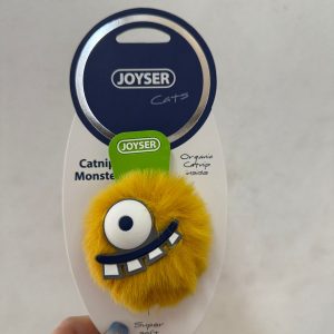 JUGUETE MONSTER AMARILLO CON CATNIP JOYSER