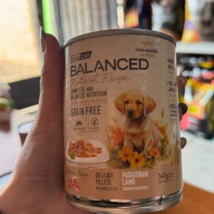 LATA BALANCED NATURAL RECIPE PERRO CACHORRO CORDERO X 340 GS