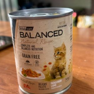 LATA BALANCED NATURAL RECIPE GATO CACHORRO CORDERO X 340 GS