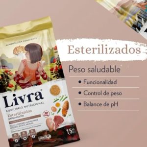LIVRA GATO ADULTO ESTERILIZADO x 1,5 KG
