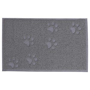 Alfombrilla para arenero lionto gris 60×90 cm para gatos