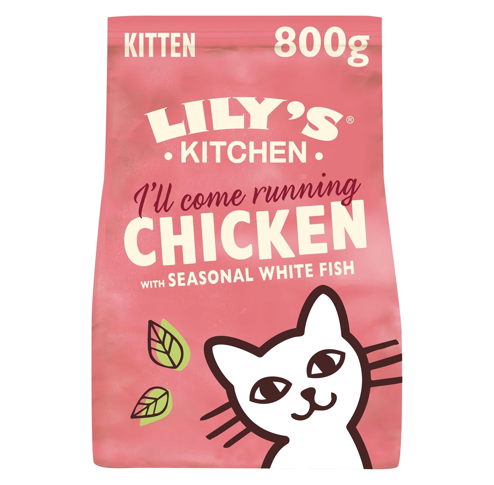 Alimento natural para gatitos Lily’s Kitchen pollo y pescado blanco 4x800g