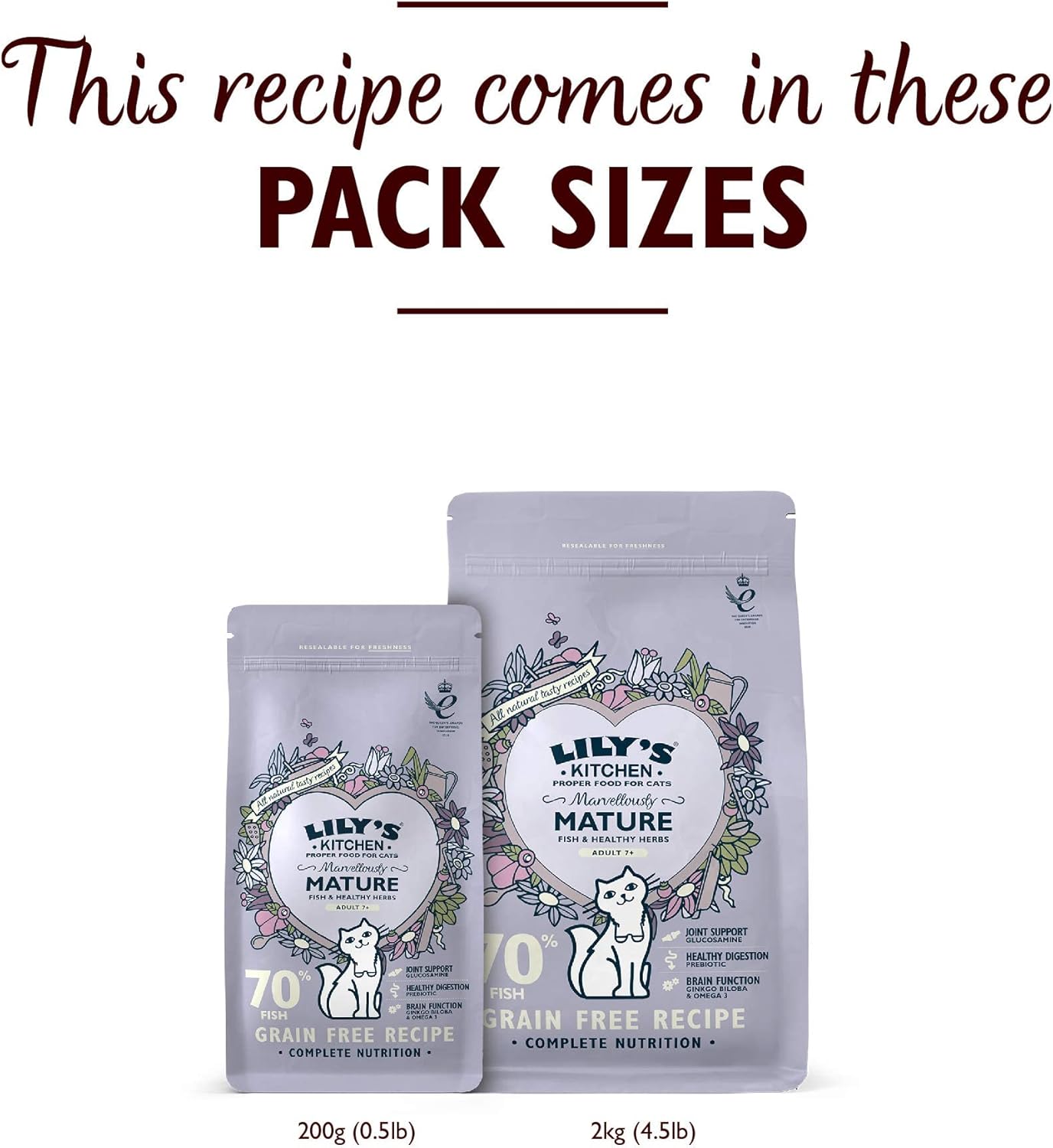 Alimento seco natural para gatos mayores Lily’s Kitchen sin cereales 4x800g - Imagen 8