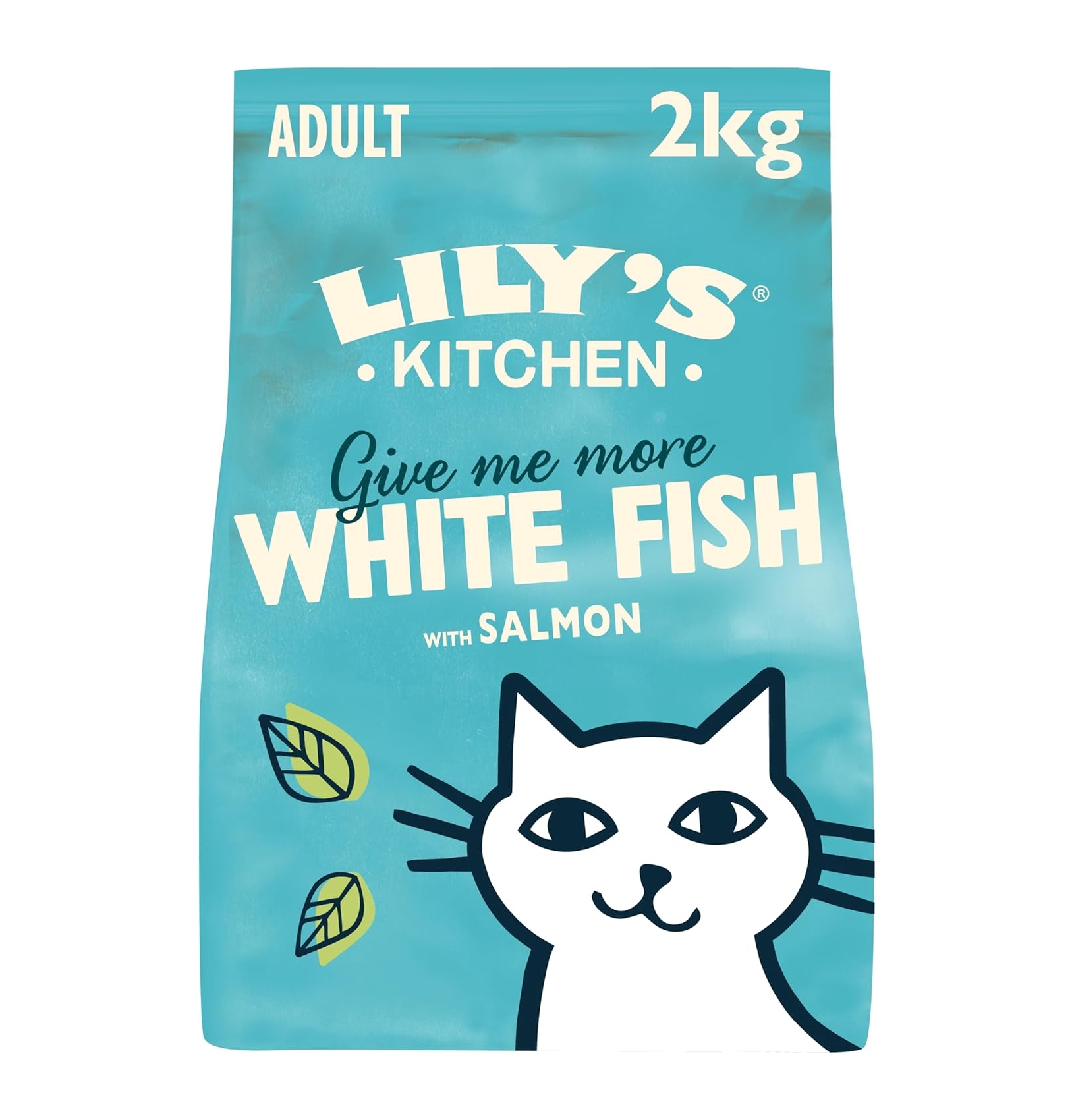 Alimento seco para gatos natural Lily’s Kitchen pescado blanco y salmón 2kg
