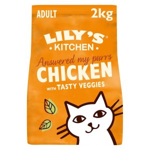 Alimento seco para gatos natural Lily’s Kitchen pollo y verduras sin cereales 2kg