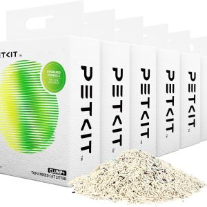 Arena aglomerante Petkit Clump+ mixta de tofu y bentonita 2,4 kg (6 bolsas)