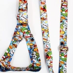 Conjunto Arnes Fantasia Regulable Extra Grande + Correa