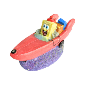 Bob Esponja de vacaciones. Decoración para acuario