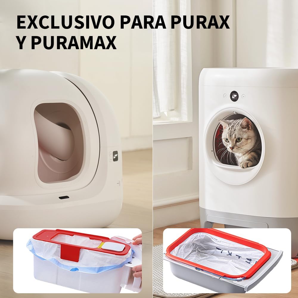 Bolsas PETKIT para desechos de gatos, compatibles con Pura Max 2 y Pura X - Imagen 2