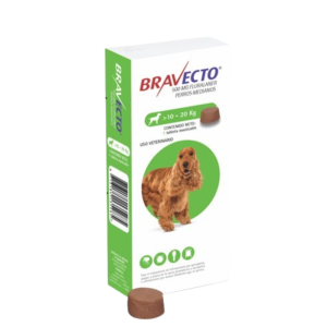 Bravecto 10 a 20kg (tableta antipulgas)