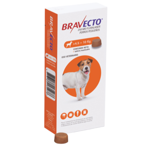 Bravecto 4.5 a 10kg (tableta antipulgas)