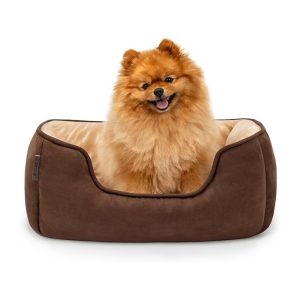 Cama para gato y perro reversible lionto 2 en 1, cómoda y fácil de limpiar