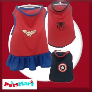 CAMISA PARA PERROS DE SUPER HEROE