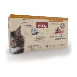 Catz Finefood multipack comida húmeda para gatitos sin cereales, 12×85 g