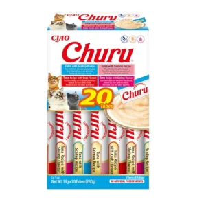 Churu  de Atún Variedades con Marisco Snack Líquido para gatos