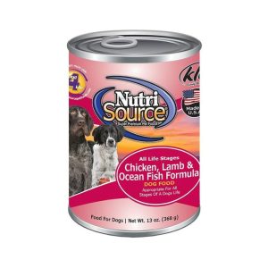 Comida humeda Nutrisource chicken lamb y ocean fish