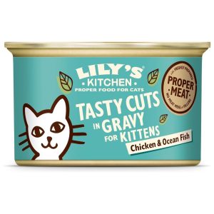 Comida húmeda para gatitos Lily’s Kitchen pollo y pescado sin granos