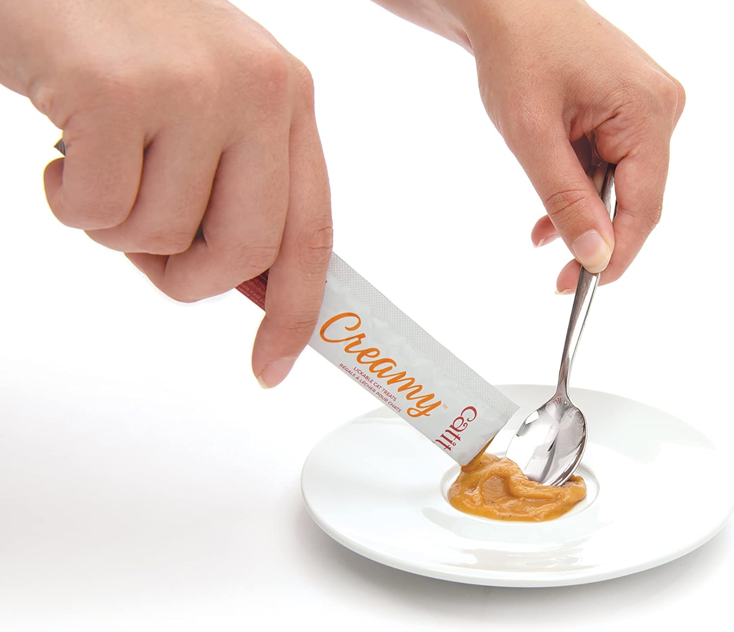 Comida húmeda para gatos Catit Creamy sabor pollo, 1 bolsa con 4 tubos - Imagen 3