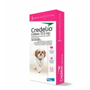 Credelio desparasitante Externo 2.5 – 5.5 kgs. 3 tabletas.