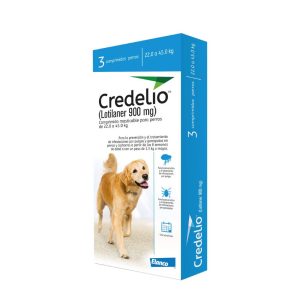 Credelio desparasitante Externo 22-45 kgs. 3 tabletas.