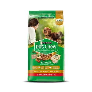 Dog chow adulto Minis y Pequeños – Pollo y Carne