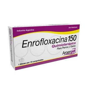 Enrofloxacina 150 2 blister por 5 comprimidos.